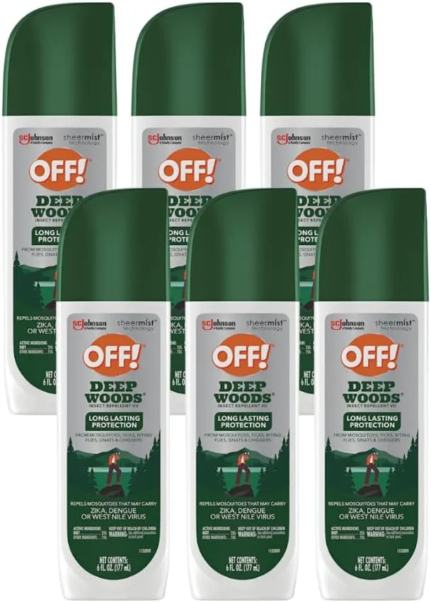 OFF! Deep Woods Insect Repellent VII, 6 oz (6 Count)