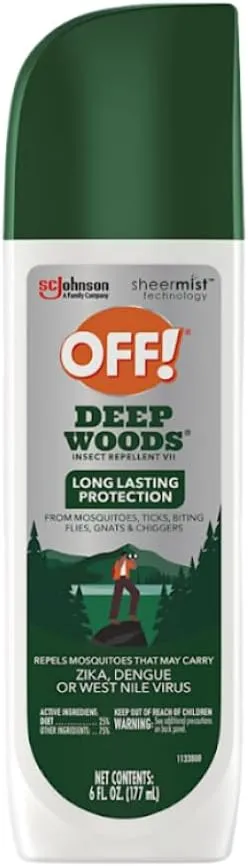 OFF! Deep Woods Insect Repellent VII, 6 oz (6 Count)