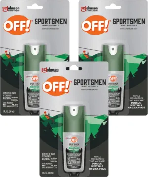OFF! Deep Woods Insect Spray 1 Ounce (Pack of 3)