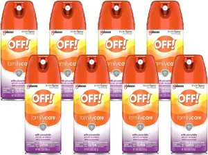 OFF! Family Care Picaridin Aerosol, 5 Ounce (Pack of 8)