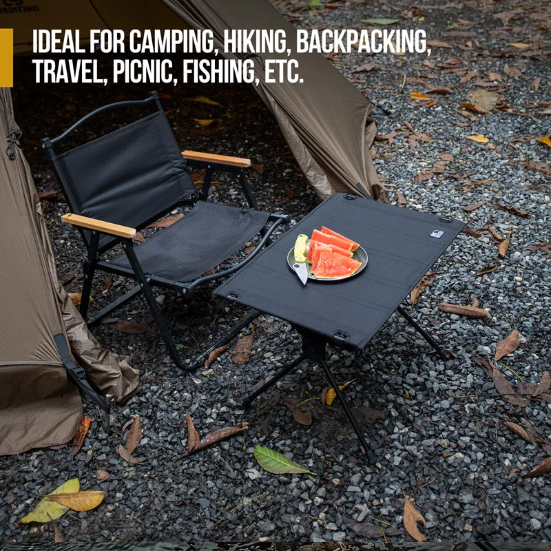OneTigris Worktop Portable Camping Table - Black