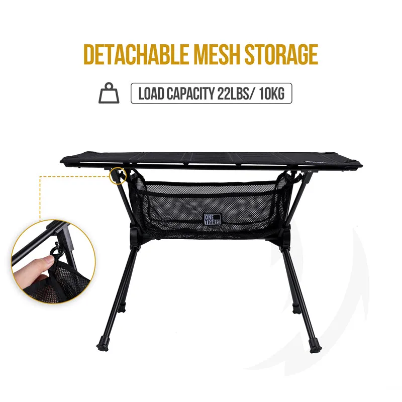 OneTigris Worktop Portable Camping Table - Black