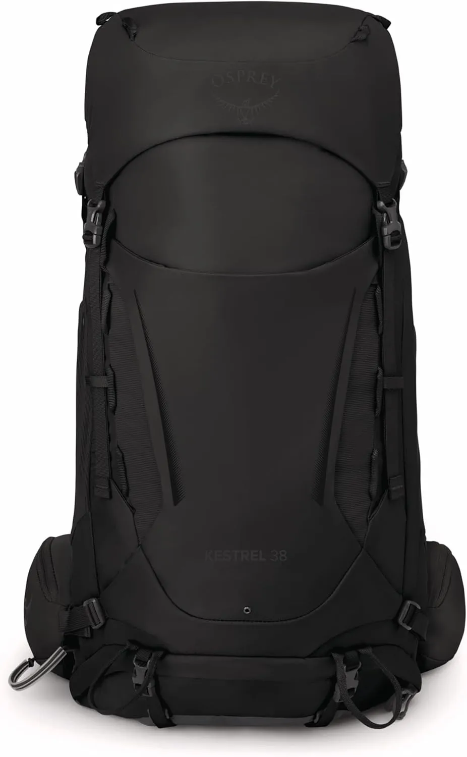 Osprey Kestrel 38L Men's Backpacking Backpack, Black, L/XL