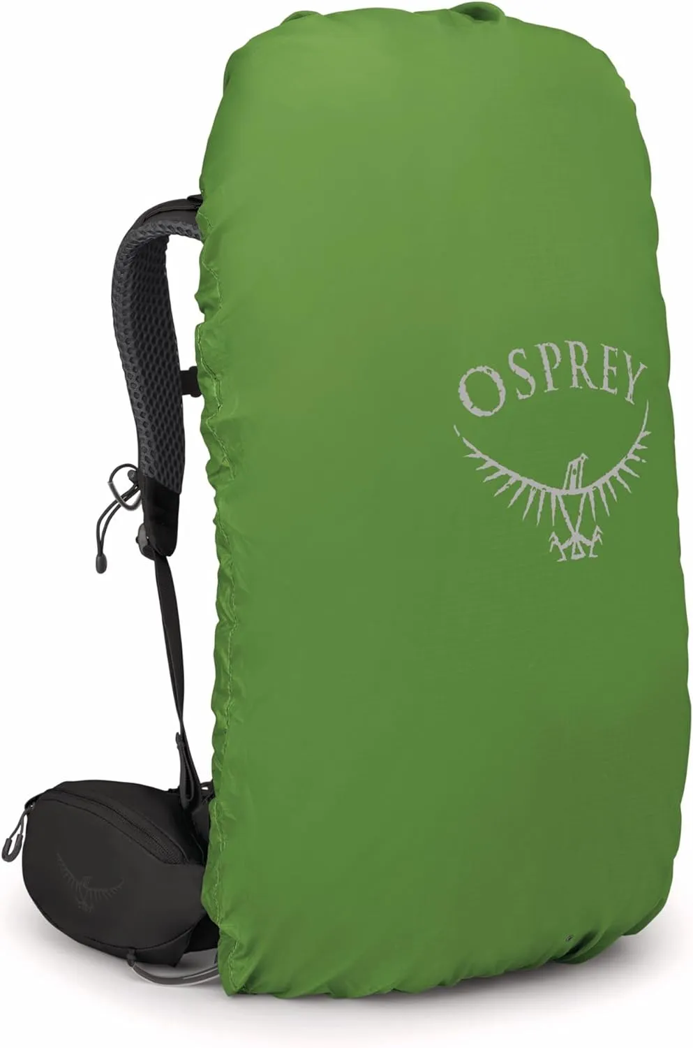 Osprey Kestrel 38L Men's Backpacking Backpack, Black, L/XL