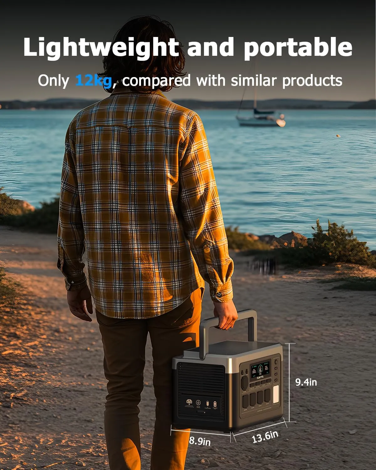 OUKITEL P1000 Plus 1800W Solar Generator, 1024Wh Solar power station with solarpanel 1200W Fast Charging, Smart APP Control Emergency Power Station for Home, Camping, Outdoor Battery Backup