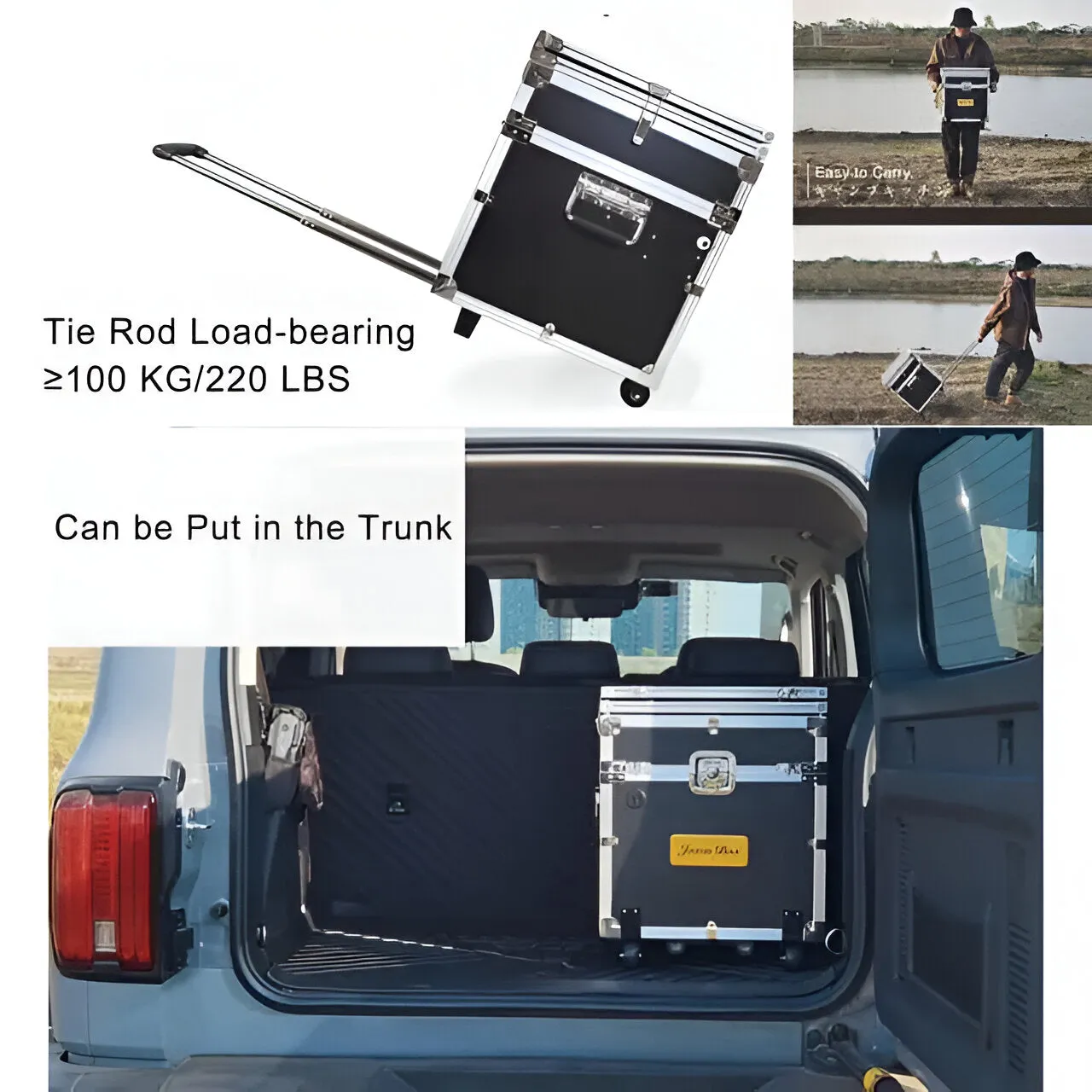 Outdoor Camping Kitchen Station Portable Folding Table set