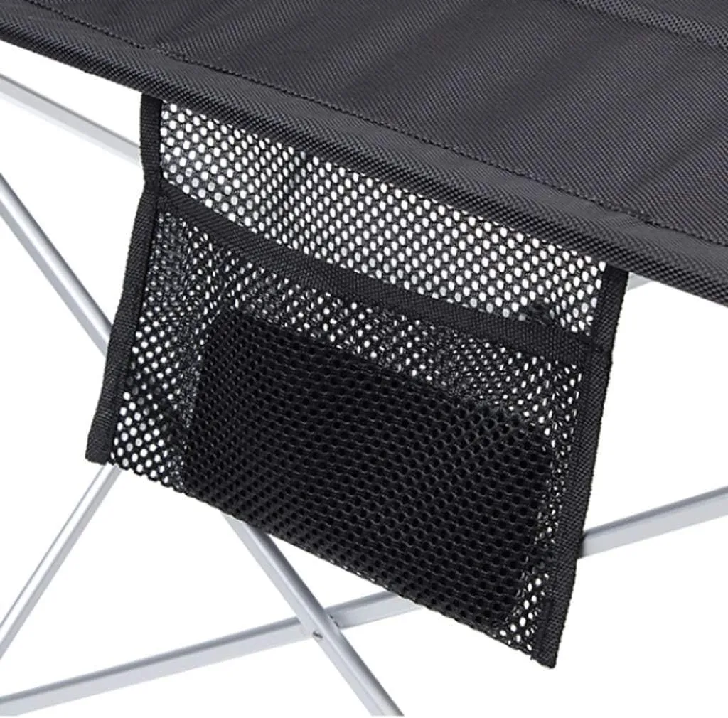 Outdoor Camping Table Camping Folding Table Aluminum Alloy Folding Portable Picnic Camping Table with Aluminum Legs Roll Up Table Camping Furniture(57 * 42 * 38cm)