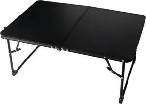 Outdoor Camping Table Folding Table Portable Camping Table Multifunction Table Simple for Picnic Outdoor Camping Furniture(Black)