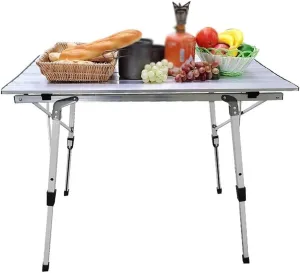 Outdoor Camping Table Portable Telescopic Picnic Multipurpose Foldable Ultralight Camp Table