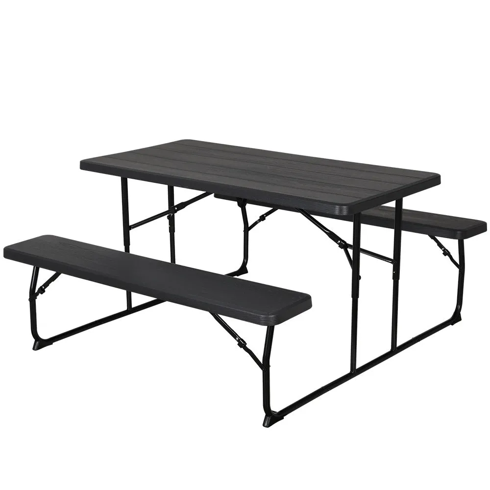 Outdoor Foldable Picnic Bench Dining Set