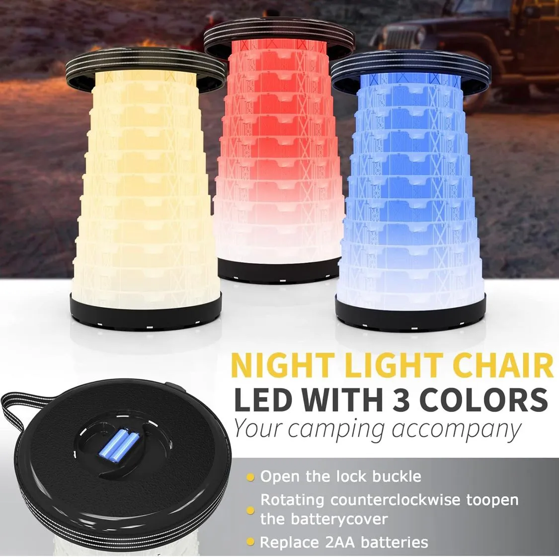 Outdoor Foldable Table and 2 Stools Set
