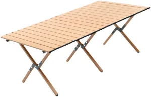 Outdoor Folding Table Desk Camp Table Ultralight Stable Roll up Camping Table with Carry Bag for Travel Balcony Garden Hiking
