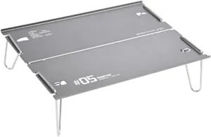 Outdoor Folding Table Portable Removable Picnic Desk Mini Aluminum Alloy Camping Table for Traveling, Barbecue, Beachs