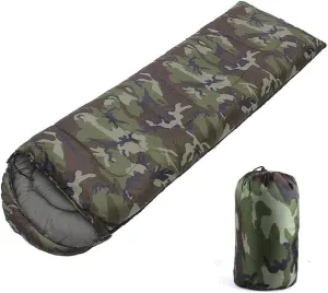 Outdoor Leisure Camping Lunch Break Camouflage Sleeping Bag Adult Sleeping Bag Camping Sleeping Bag Envelope Lazy Bag