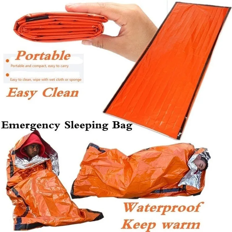 Outdoor Living Bivy Emergency Sleeping Bag Thermal Insulation
