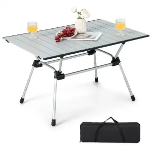 Outdoor Portable Folding Camping Table with Carry Bag - Suitable for Camping and Backyard Gatherings