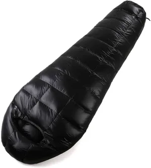 Outdoor Sleeping Bag: -30℃/-24F Hydrophobic Goose Down, Camping Sleeping Bag with Stuff Sack - Ultra Lightweight Design