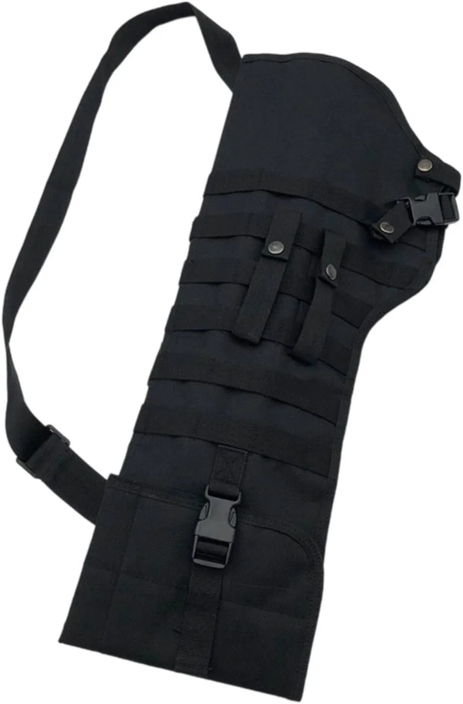 Outdoor Sling Bag Single Shoulder Bag, Wear Resistant Multipurpose Pouch Adjustable Strap for Trekking Backpacking