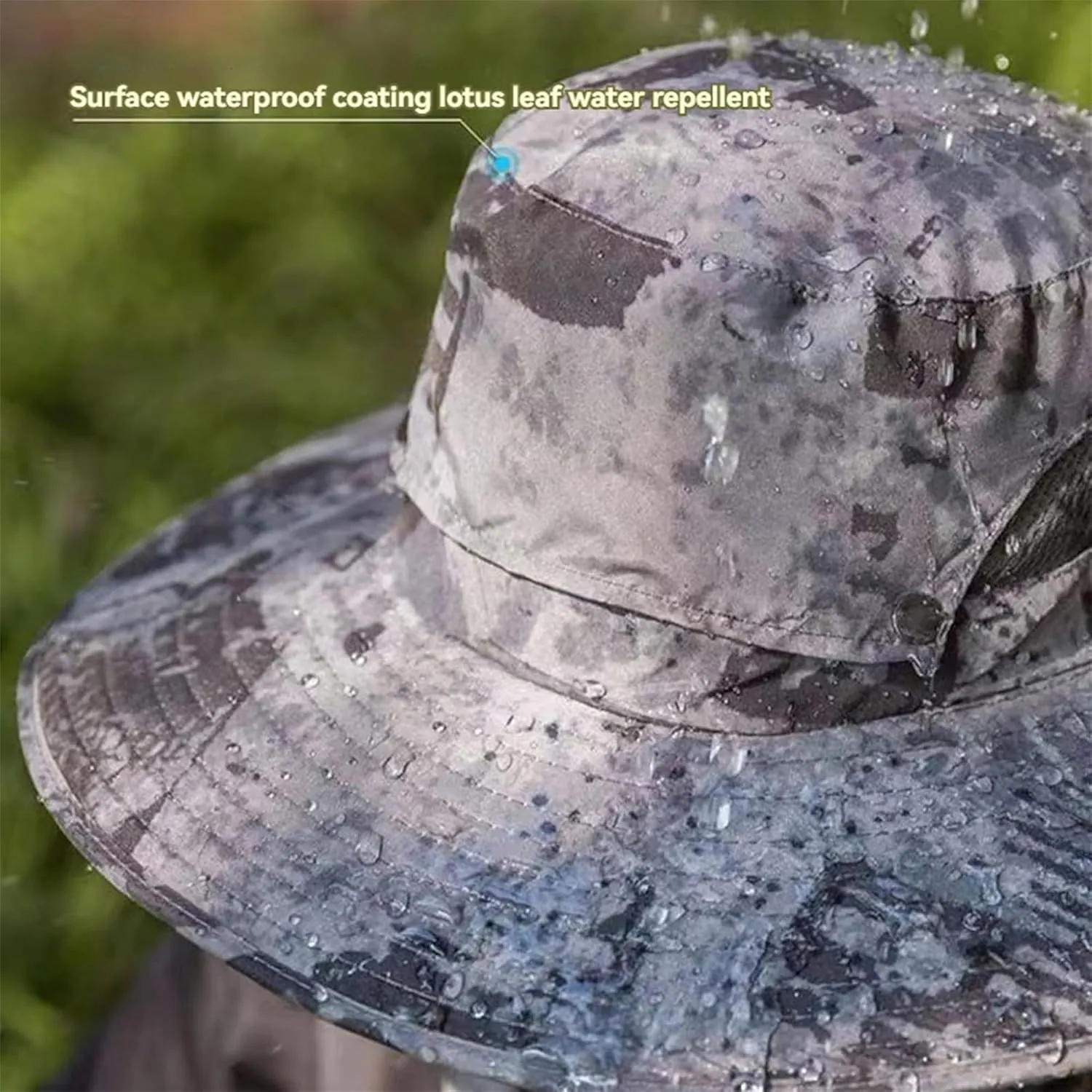 Outdoor Wide Brim Solar Fan Outdoor Fishing Hat, Solar Fan Hat with 2 Solar Fan for Women Men, Solar & USB Charging