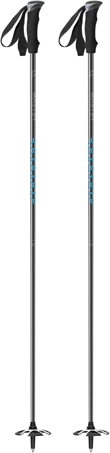 OutdoorMaster Ski Poles, Graphite Carbon Composite, Superlite Ski Equipment for Men&Women - 1 Pair