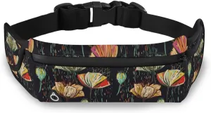 Oyihfvs Adjustable Running Belt, Fanny Pack Waist Pack, Runners Bag, Sports Hiking Fitness Exercise Gym Pouch for Women Men Accessories