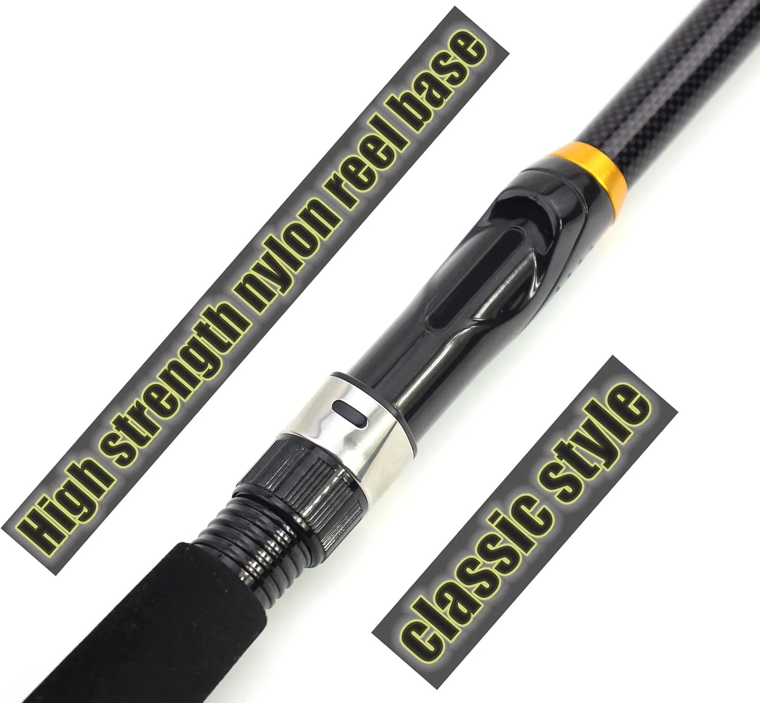 Pack of 1 Carbon Fiber Fishing Rod Super Short Pocket Portable Spinning Pole Telescopic Carp Trout Beach Fishing