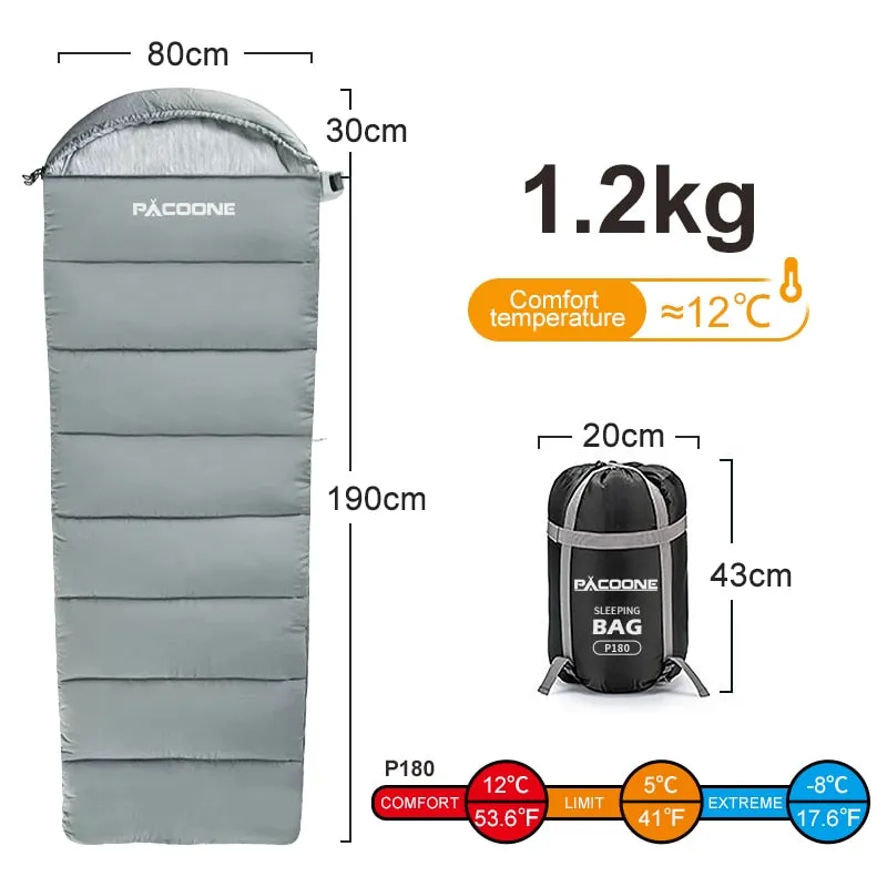 Pacoone Camping Sleeping Bag Lightweight
