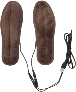 Pair USB Rechargeable Heated Shoes Pad Heating Shoe Inserts USB Heating Shoe Pads Heated Insole Heated Boot Insoles Heated Pants for Men Miss Electro-Thermal Leisure Shoes
