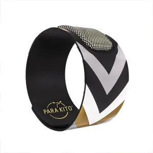 PARA'KITO Mosquito Insect & Bug Repellent Wristband - Waterproof, Outdoor Pest Repeller Bracelet w/Natural Essential Oils - Gold Edition Party Wristbands