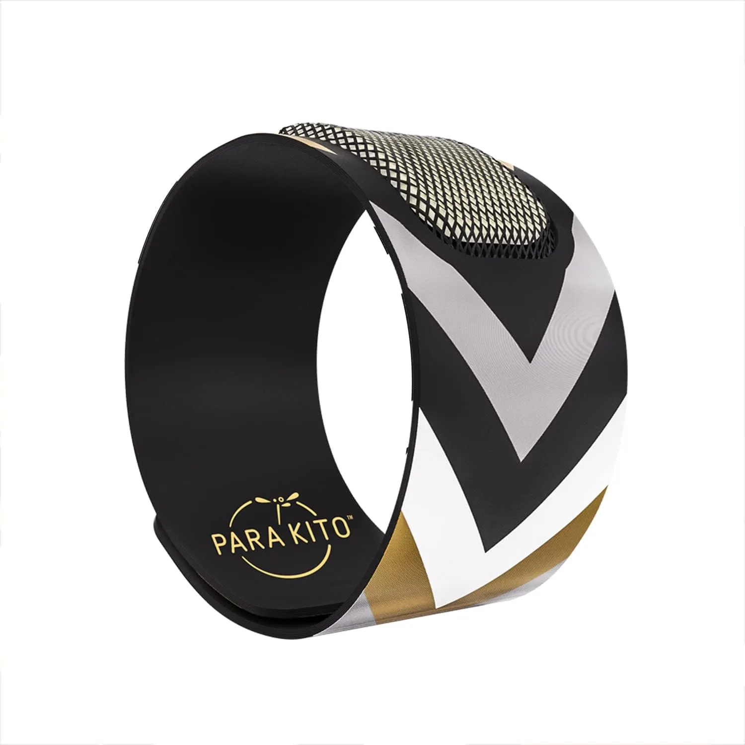 PARA'KITO Mosquito Insect & Bug Repellent Wristband - Waterproof, Outdoor Pest Repeller Bracelet w/Natural Essential Oils - Gold Edition Party Wristbands