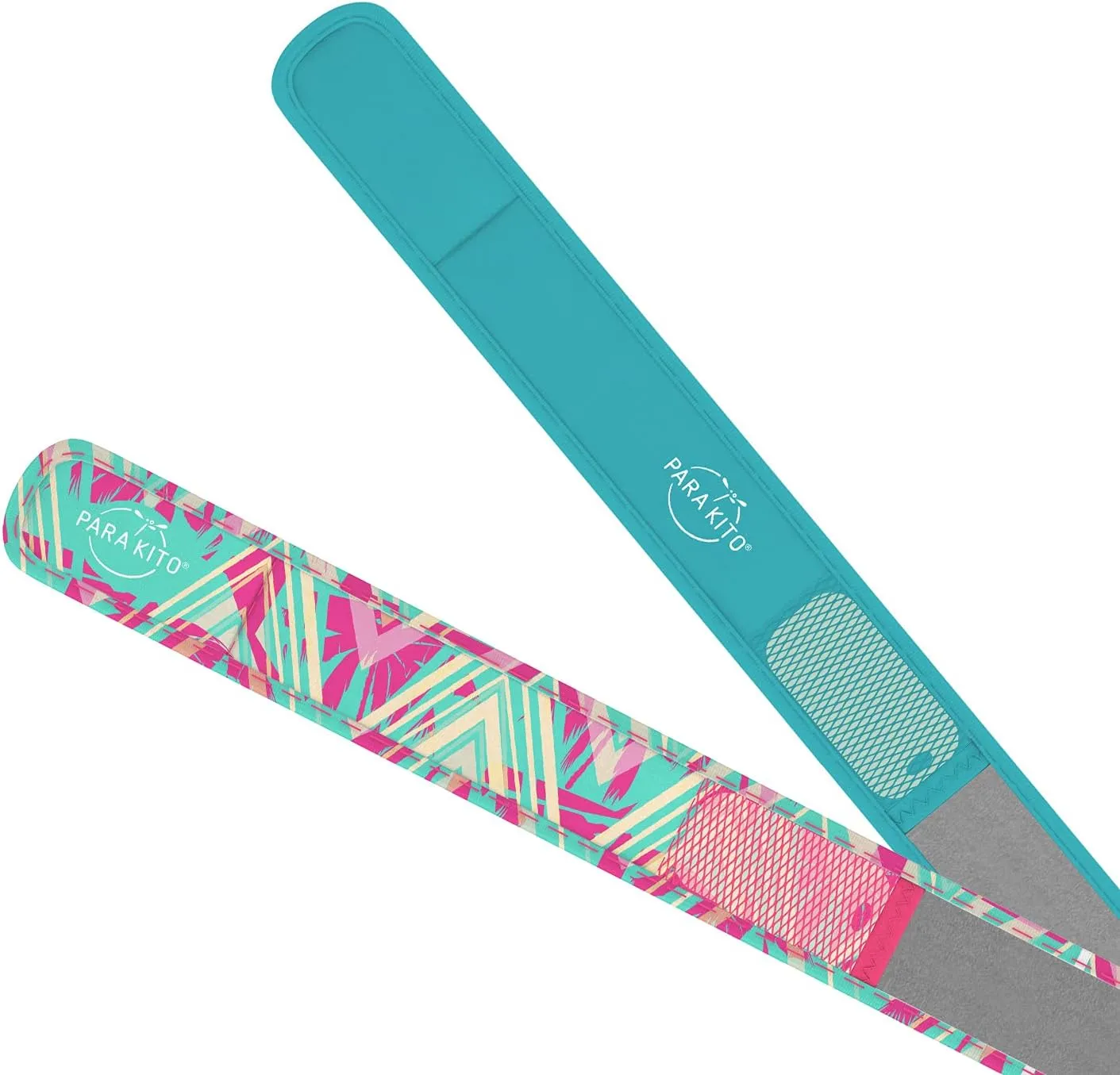 PARA'KITO Mosquito Repellent Bonus Pack - 2 Wristbands | 2 Refills (Turquoise   Key West)