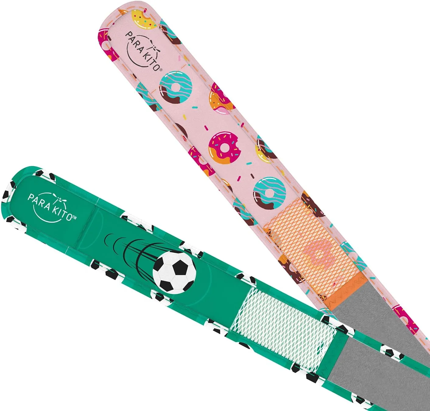 PARA'KITO Mosquito Repellent Pack - 2 Kids Wristbands & 2 Refills Donut/Soccer