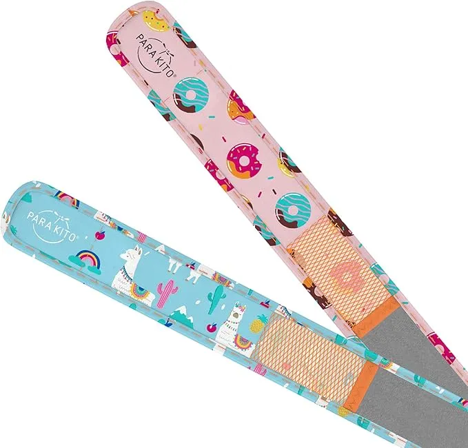 PARA'KITO Mosquito Repellent Pack - 2 Kids Wristbands & 2 Refills Llama/Donut