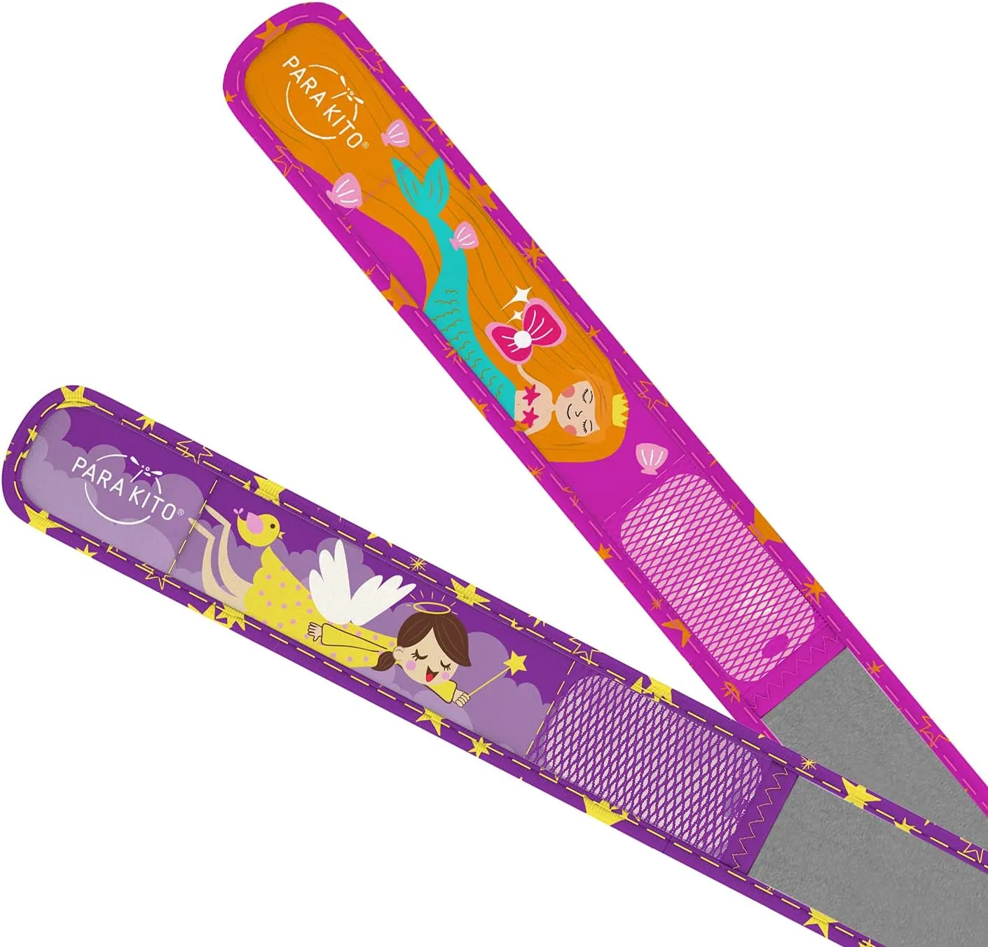 PARA'KITO Mosquito Repellent Pack - 2 Kids Wristbands & 2 Refills Mermaid/Angel