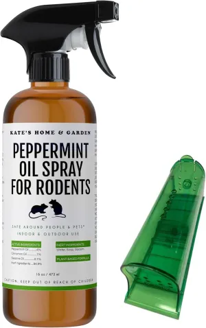 Peppermint Rodent Repellent Spray by Kate