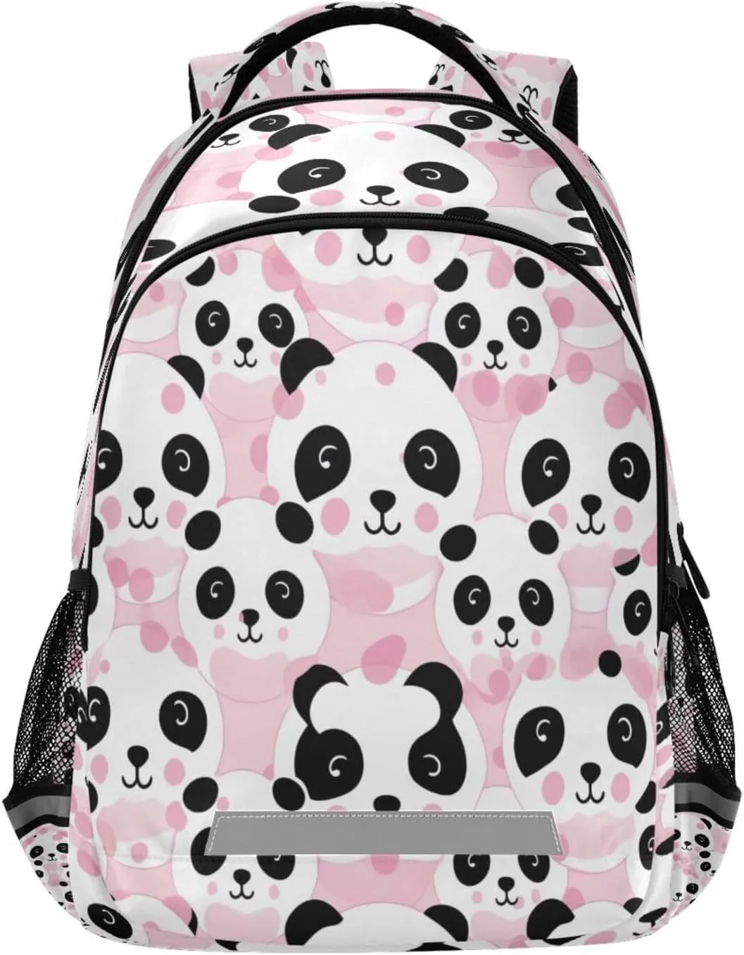 Pink Panda Bears Design Waterproof Backpack - Casual Outdoor Sports Daypack with Ergonomic Shoulder Straps#239