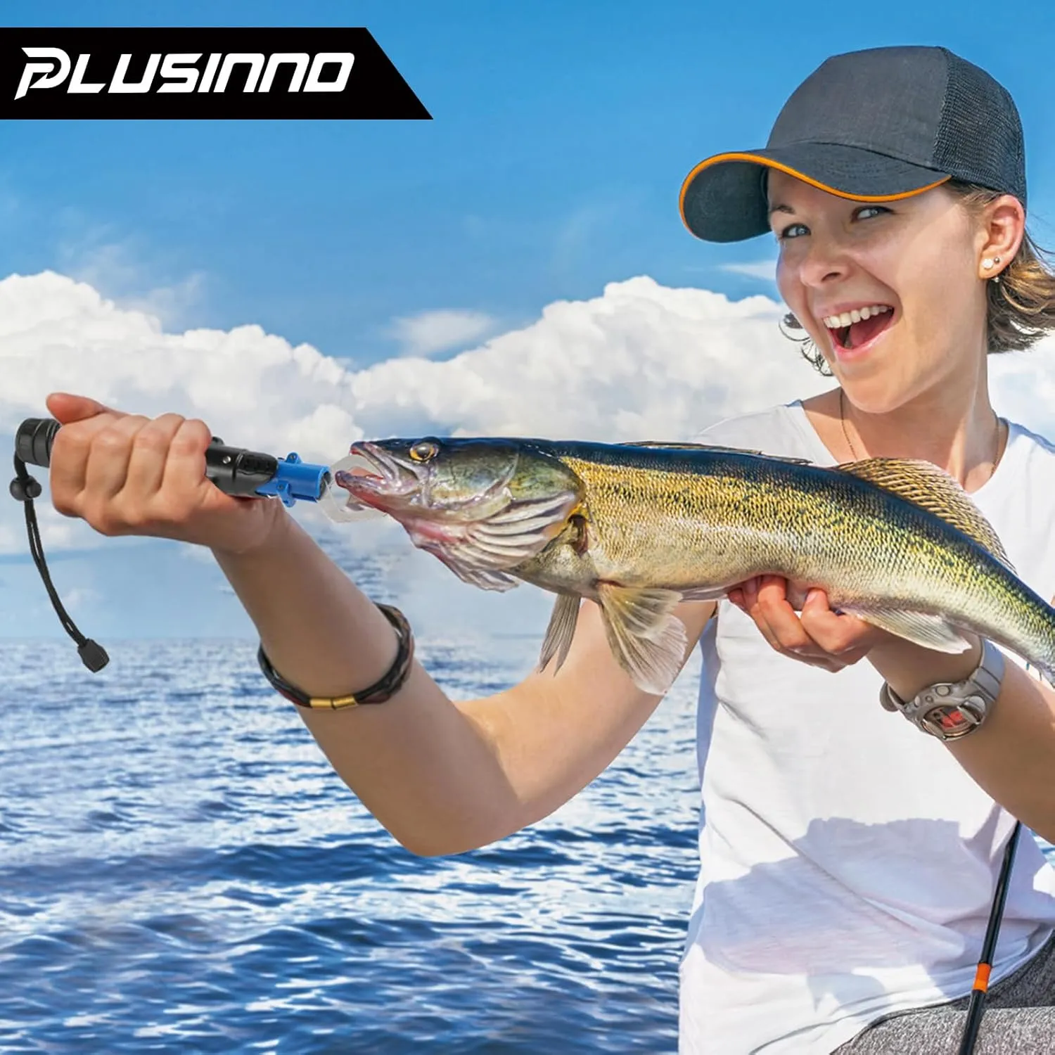 PLUSINNO Fishing Rod and Reel Combos - Carbon Fiber Telescopic Fishing Pole - Spinning Reel 12  1 Shielded Bearings Stainless Steel BB