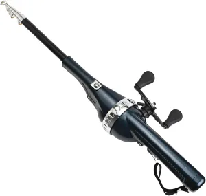 Pocket Fishing Rod, Folding Fishing Rod Telescopic Carbon Fiber Pocket Combo Fishing Rod with 80m Built-in Fishing Line Extendable Handle Portable Fishing Pole, Fishing Rod and Reel Combo
