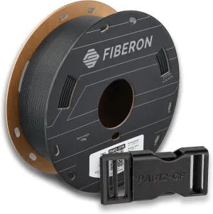 Polymaker Fiberon PA612-CF Carbon Fiber Nylon Filament 1.75mm Black 0.5kg, Fiberon PA612-CF Strong & Low Moisture Sensitive Nylon 1.75mm 3D Printing Filament