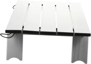 Portable Aluminum Folding Camping Table Storage Bag Compact Picnic Table for Outdoor Use for Travel Home and More Activities
