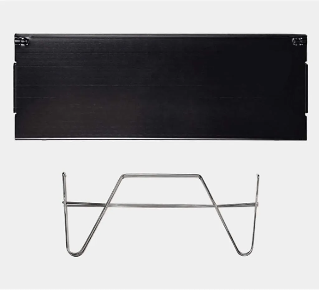 Portable Beach Table Camping Folding Table Mini Folding Portable Picnic Camping Table with Aluminum Legs Roll Up Table Folding Camping Table, 36*25*10cm, Black