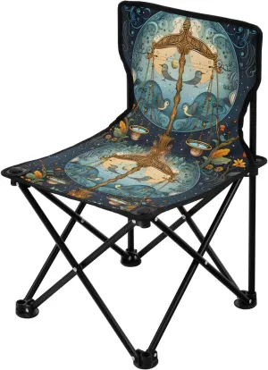 Portable Camping Folding Chairs Foldable Chair Small Scale 2 Lightweight Backpacking Outdoor Outside Fishing