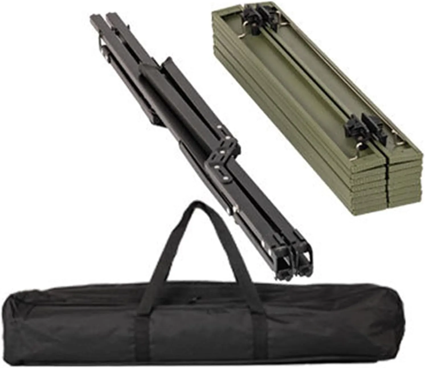 Portable Camping Fur Set of 5, Folding Camping Table with 4 airs, Aluminum Picnic Table Lawn Foldable air with Storage Bags, for Bea,Fishing,Hiking,BBQ