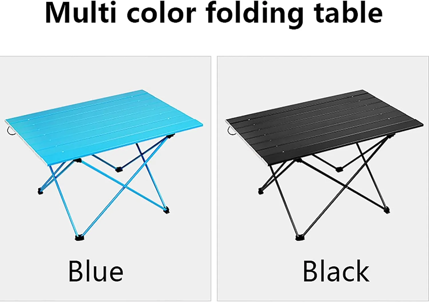 Portable Camping Table Aluminum Alloy Folding Ultra-Light Camping Table Equipped with a Carrying Bag Easy to Store Suitable for Camping Hiking Fishing Picnic Sports Travel
