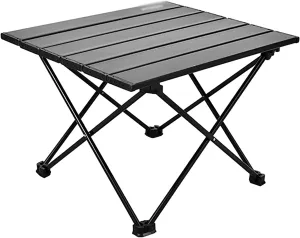 Portable Camping Table, Aluminum Tabletop Light Folding Table, for Dining, Cutting, Cooking, Picnic, Outdoor, Beach, Hiking, Fishing (Size : 40cm) ()