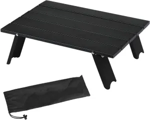 Portable Camping Table, Durable Rustproof Long Lasting Stable Ultralight Aluminum Folding Beach Table Collapsible Camping Table for Camping Hiking Backpacking Outdoor Picnic