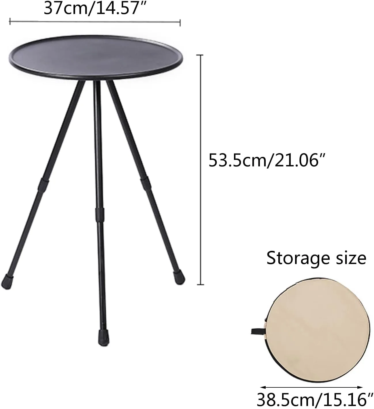 Portable Camping Table Travelling Outdoor Foldable Desk Round Table Aluminum Alloy Furniture Lightweight Backyard Table