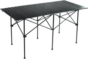 Portable Folding Table Aluminum Alloy Picnic Camping Table Ultralight Camping Furniture, 120cm*62cm