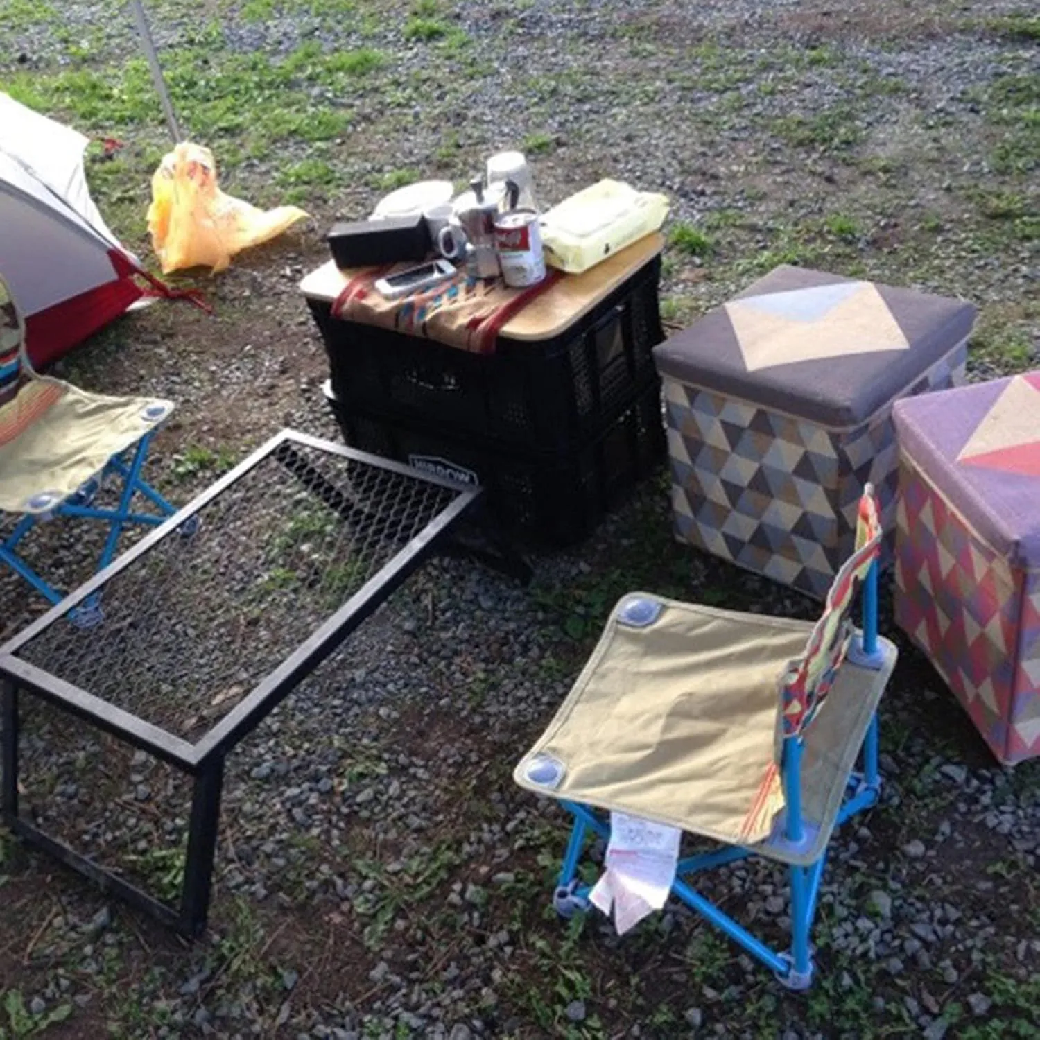 Portable Folding Table，Camping Table, Portable Table, Small Folding Table, Small Picnic Table, Foldable Table, Height-Adjustable Table Net, Suitable for Outdoor, Camping, Picnic/Black/55*30*1