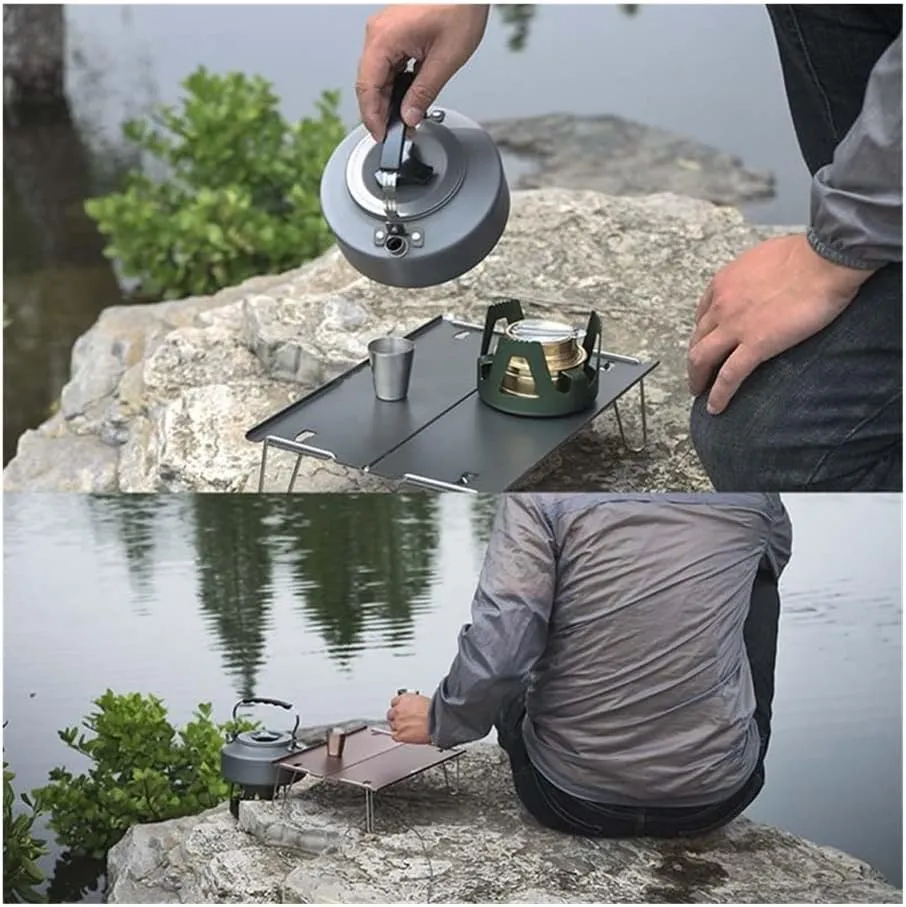 Portable Folding Table，Folding Table, Portable Camping Table, Portable Table, Adjustable Folding Table/(Blue)